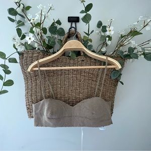 ZARA rustic bralette top
